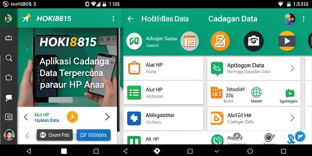 Antarmuka <strong>HOKI8815</strong> yang mudah digunakan untuk cadangan data.