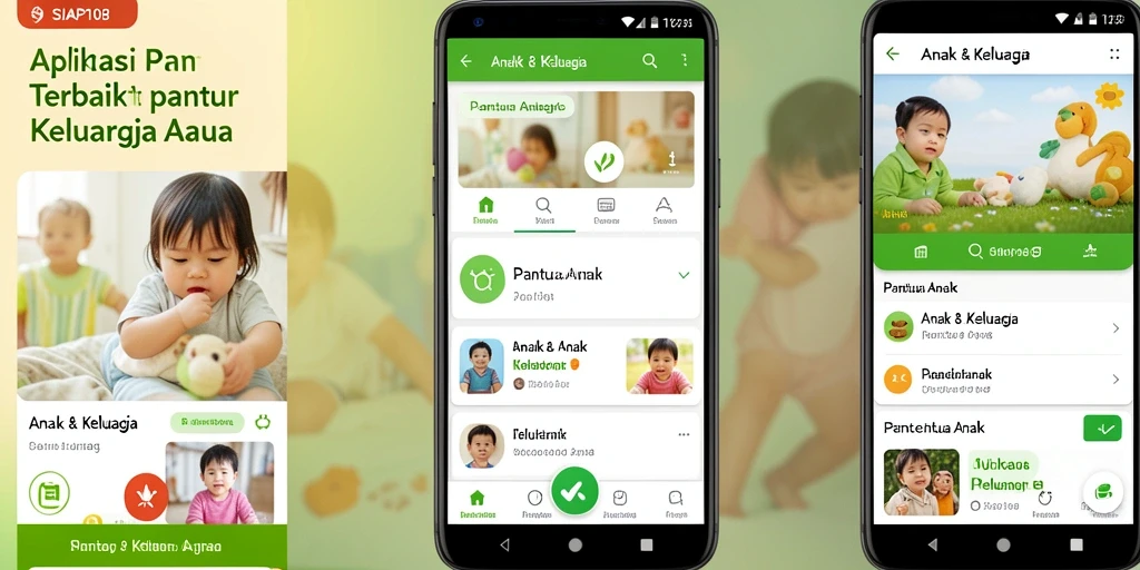Tampilan antarmuka SIAP108 yang intuitif dan user-friendly untuk pemantauan anak.